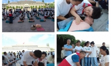甘肃敦煌市红十字应急救护培训走进敦煌中学