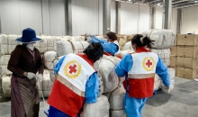 中国红十字会总会调拨第二批救灾物资 增派救援队伍驰援西藏地震灾区